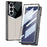 GKK For Samsung Galaxy Z Fold7 5G Cases Electroplating PU + PC + TPU Phone Cover - Titanium Grey - 2