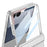 GKK For Samsung Galaxy Z Flip7 5G Magnetic Case Hinge Protection PC Phone Cover with HD Rear Screen Protector - Silver - 5