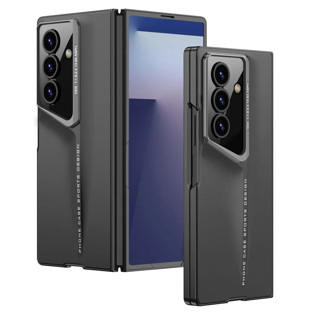 GKK For Samsung Galaxy Z Fold7 5G Case Shockproof Hard PC Ultra Slim Phone Cover - Black - 1