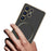 GKK For Samsung Galaxy S25 Ultra Case Electroplating PU + PC + TPU Phone Cover Support Wireless Charging - Carbon Fiber Texture - 3