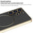 GKK For Samsung Galaxy S25 Ultra Case Electroplating PU + PC + TPU Phone Cover Support Wireless Charging - Carbon Fiber Texture - 4