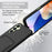 For Samsung Galaxy A14 5G / Galaxy A14 4G Liquid Silicone Case  Phone Back Cover with Card Holder and Short Strap - Black - 7
