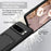 For Google Pixel 8 Pro Liquid Silicone Case  Phone Back Cover with Card Holder and Short Strap - Black - 7