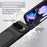 For Google Pixel 9 Pro XL Liquid Silicone Case  Phone Back Cover with Card Holder and Short Strap - Black - 7