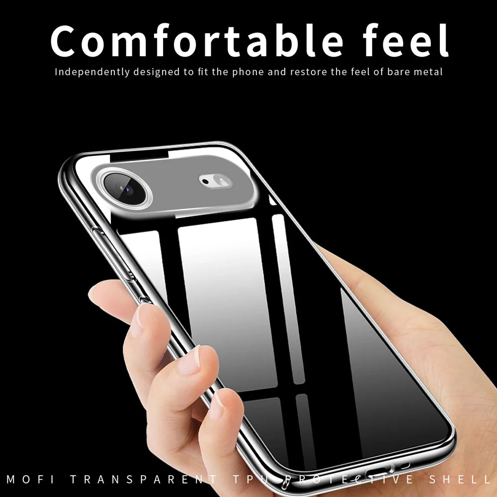 MOFI For iPhone Air Clear Phone Case  Ultra-Thin TPU Phone Back Cover - Transparent - 5