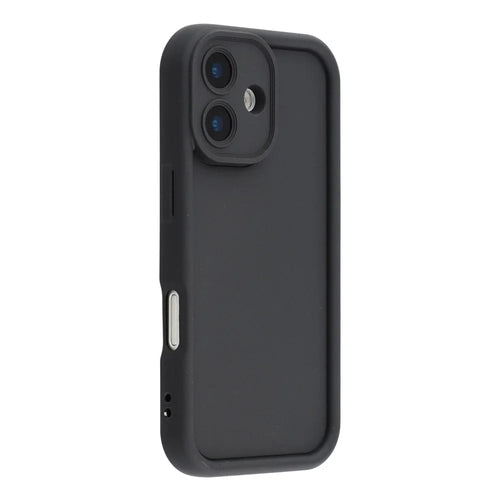 For iPhone 17 Case Grooved Design TPU Anti Slip Phone Cover - Black - 1