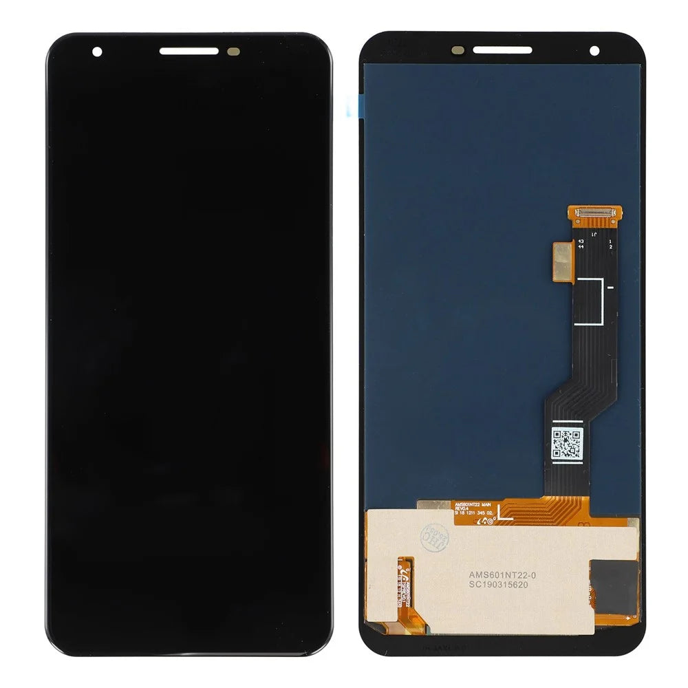 For Google Pixel 3a XL Grade C OLED Screen and Digitizer Assembly Replacement Part (Without Logo) - 1