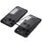 For Nothing Phone (3) 5G Matte Case Aluminium Alloy + PC Phone Cover Pop-Up Snap Lock - Black - 1