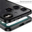 For Nothing Phone (3) 5G Matte Case Aluminium Alloy + PC Phone Cover Pop-Up Snap Lock - Black - 6