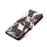 For iPhone 18 Pro Max / 17 Pro Max Case Lacquered Marble Pattern Leather Phone Cover with Wrist Strap - Black - 5