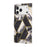 For iPhone 18 Pro / 17 Pro Case Lacquered Marble Pattern Leather Phone Cover with Wrist Strap - Black - 6
