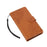 For iPhone 18 Pro / 17 Pro Case Rose Flower PU Leather Wallet Phone Cover with 3 Card Slots / Wrist Strap - Brown - 5