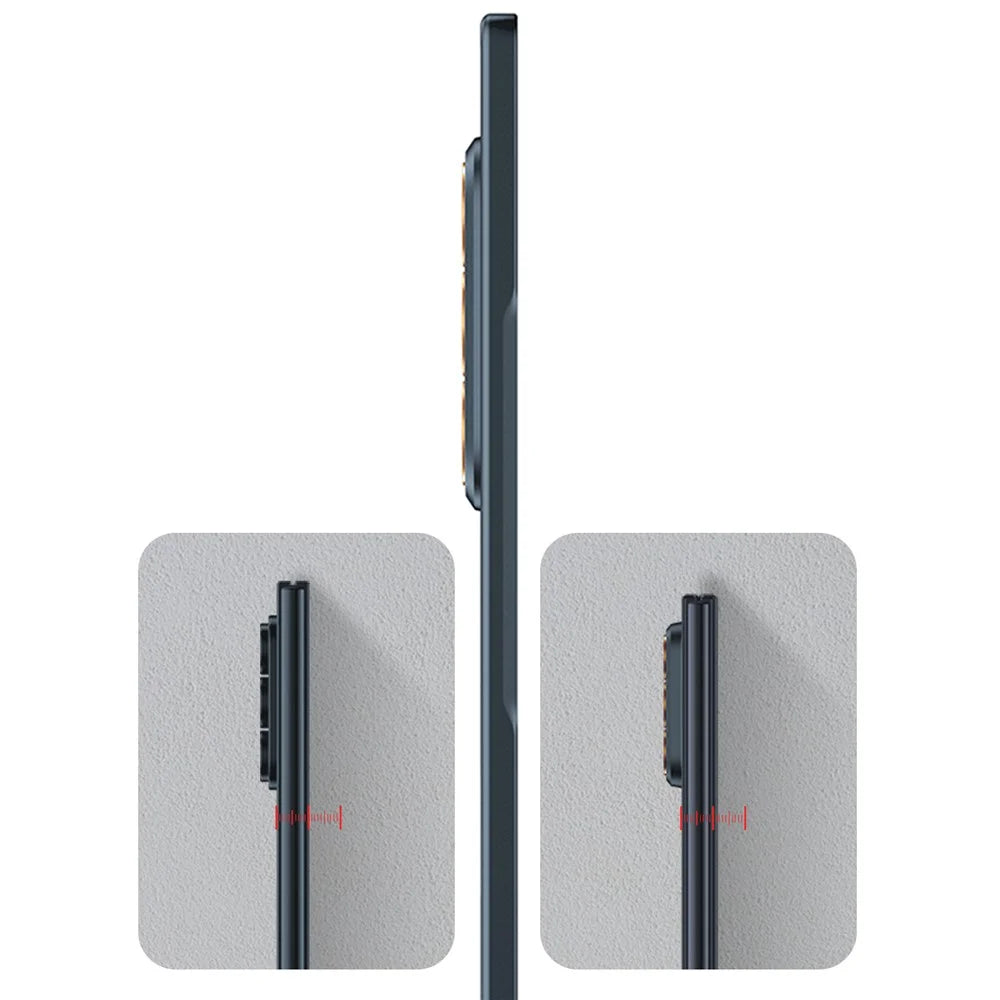 GKK For Samsung Galaxy Z Fold7 5G Case Hard PC Ultra Slim Phone Cover with Front Tempered Glass Film - Black - 4