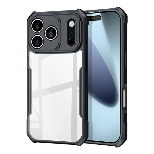XUNDD For iPhone 17 Pro Case Dropproof TPU + Acrylic Clear Back Phone Cover - 1