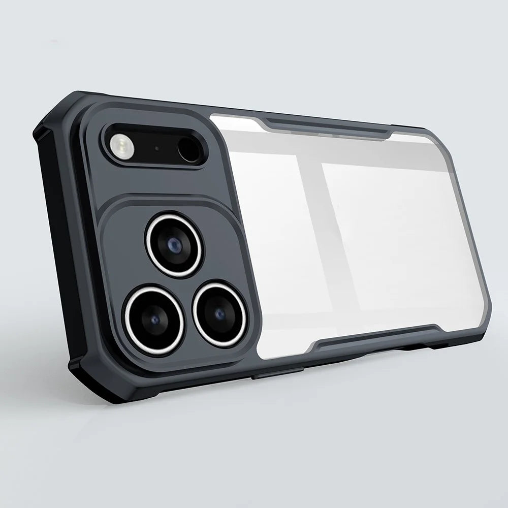 XUNDD For iPhone 17 Pro Case Dropproof TPU + Acrylic Clear Back Phone Cover - 3