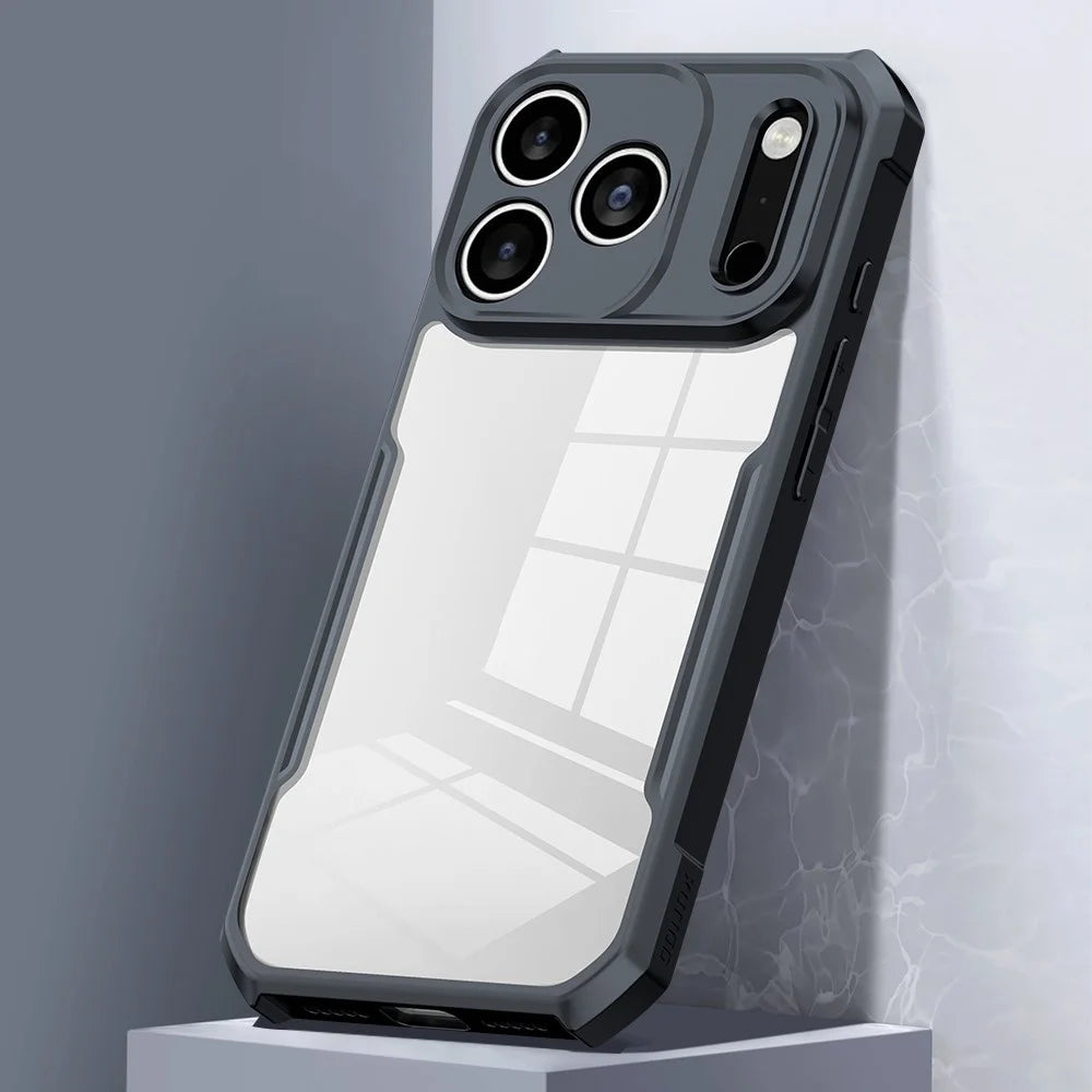 XUNDD For iPhone 17 Pro Case Dropproof TPU + Acrylic Clear Back Phone Cover - 7