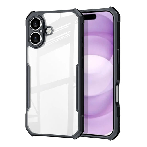 XUNDD For iPhone 17 Case Dropproof TPU + Acrylic Clear Back Phone Cover - 1