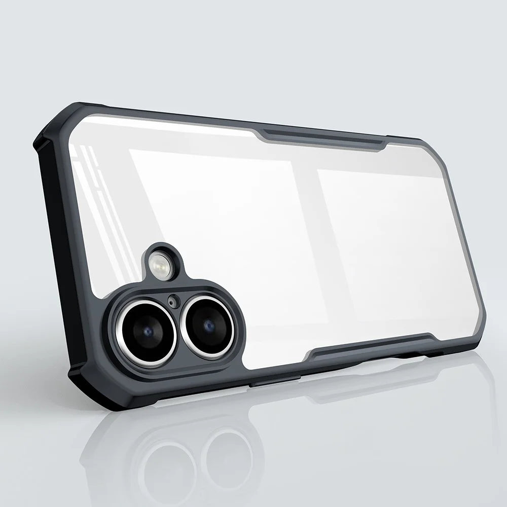 XUNDD For iPhone 17 Case Dropproof TPU + Acrylic Clear Back Phone Cover - 3