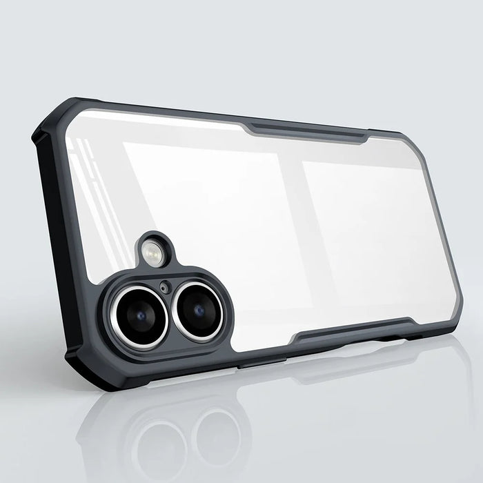 XUNDD For iPhone 17 Case Dropproof TPU + Acrylic Clear Back Phone Cover - 3