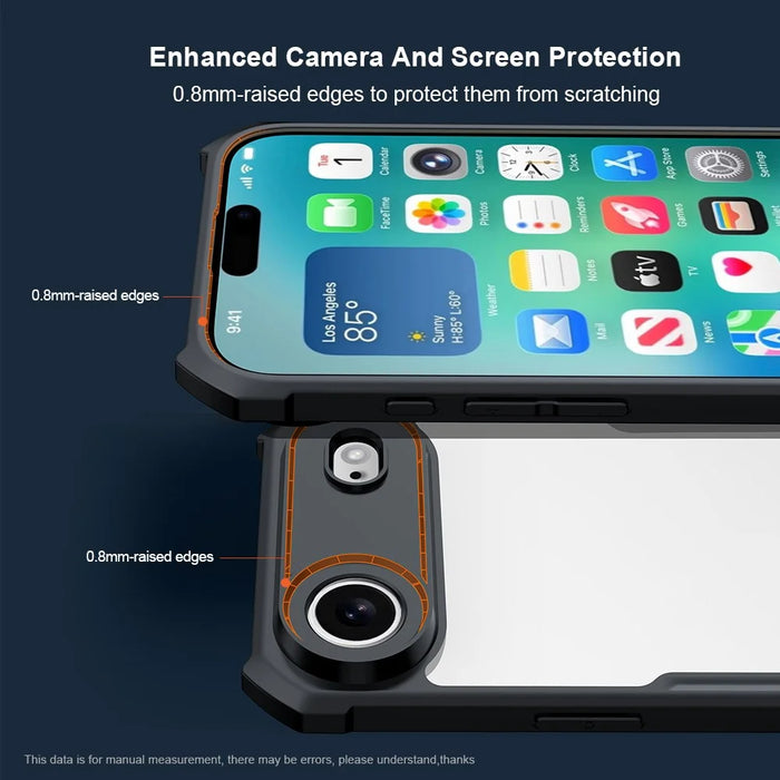 XUNDD For iPhone Air Case Dropproof TPU + Acrylic Clear Back Phone Cover - 4