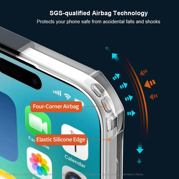 XUNDD For iPhone Air Case Dropproof TPU + Acrylic Clear Back Phone Cover - 5