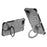 For iPhone 17e / 16e Magnetic Case Rotating Metal Kickstand Shockproof PC + TPU Phone Back Cover - Grey - 2