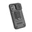 For iPhone 17 Case PC + TPU Kickstand Phone Protector with Lens Cover - Black - 3
