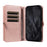 YIKATU For Google Pixel 8 Pro Case  YK-008 Zipper Wallet Leather Phone Cover with Shoulder Strap - Rose Gold - 2