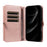 YIKATU For iPhone 18 Pro Max / 17 Pro Max Case  YK-008 Zipper Wallet Leather Phone Cover with Shoulder Strap - Rose Gold - 3