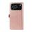 YIKATU For iPhone 18 Pro / 17 Pro Case  YK-008 Zipper Wallet Leather Phone Cover with Shoulder Strap - Rose Gold - 7