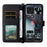 For Nothing Phone (3) 5G Case with Shoulder /  Wrist Strap Leather Phone Cover Stand Wallet - Black - 4