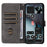 For Nothing Phone (3) 5G Case Wallet RFID Blocking PU Leather Phone Cover Stand with Strap - Black - 2