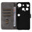 For Nothing Phone (3) 5G Case Wallet RFID Blocking PU Leather Phone Cover Stand with Strap - Black - 3