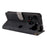 For Nothing Phone (3) 5G Case Wallet RFID Blocking PU Leather Phone Cover Stand with Strap - Black - 5
