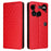 For Nothing Phone (3) 5G Case Wallet Rhombus Imprinted Leather Phone Cover - Red - 1