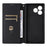 For ZTE Blade A36 / nubia A36 Case Wallet Rhombus Imprinted Leather Phone Cover - Silver - 5