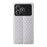 For ZTE Blade A36 / nubia A36 Case Wallet Rhombus Imprinted Leather Phone Cover - Silver - 7
