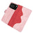 For iPhone 18 Pro / 17 Pro Wallet Case Leather Phone Cover Splicing Color - Pink - 4
