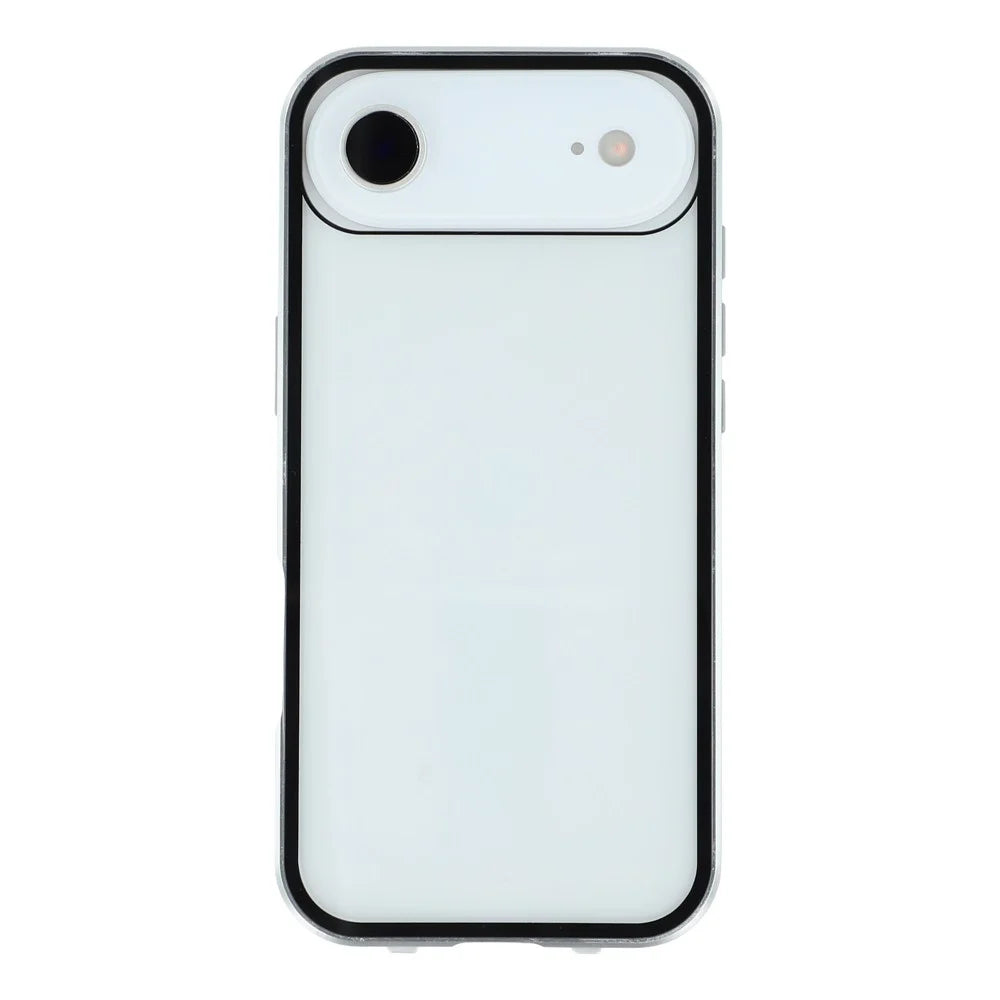 For iPhone Air Full Body Case Magnetic Tempered Glass Double-Sided Phone Case - Silver - 4
