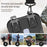 For iPhone 18 Pro Max / 17 Pro Max Case Compatible with MagSafe PC + TPU Kickstand Phone Cover with Lanyard - Black - 4