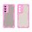 For Samsung Galaxy S25 FE Case PC + TPU Semi-Transparent Frosted Finish Protective Phone Cover - Pink - 2