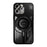 ABEEL For iPhone 13 Pro Magnetic Case Aluminium Alloy + PC + TPU Hollow Heat Dissipation Phone Cover - Black - 2