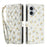 For iPhone 17 Wallet Case Rhombic Floral Design Leather Flip Phone Cover with Strap - A5 - 1