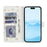 For iPhone 17 Wallet Case Rhombic Floral Design Leather Flip Phone Cover with Strap - A5 - 2