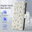 For iPhone 17 Wallet Case Rhombic Floral Design Leather Flip Phone Cover with Strap - A5 - 7