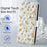 For iPhone 17e / 16e Wallet Case Rhombic Floral Design Leather Flip Phone Cover with Strap - A3 - 7