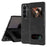 For Samsung Galaxy Z Fold7 5G Case View Window PU Leather Phone Cover - Black - 1