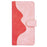 For iPhone 18 Pro Max / 17 Pro Max Wallet Case Leather Phone Cover Splicing Color - Pink - 6