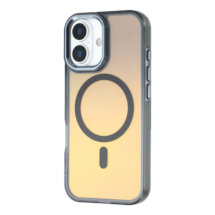 For iPhone 17 Case Compatible with MagSafe Color Changing TPU Phone Back Cover - Black - 4