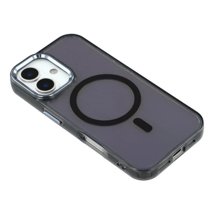 For iPhone 17 Case Compatible with MagSafe Color Changing TPU Phone Back Cover - Black - 5
